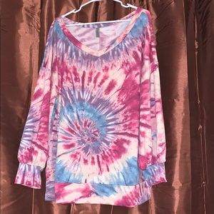 Tie dye relaxed fit HoneyMe top